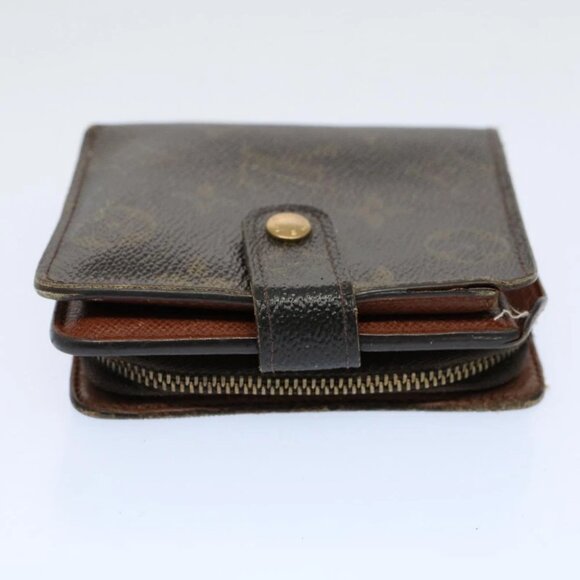 LOUIS VUITTON Monogram Compact Zip Wallet M61667 LV Auth 54068 - Picture 8 of 16